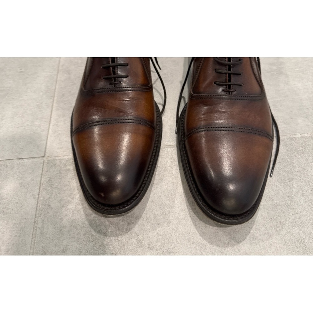 Used Antonio Maurizi brown oxfords size 9 US, 41.5 Euro.